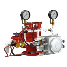 Узел управления с комбинированным приводом взрывозащищенный Спецавтоматика УУ-Д150/1,6(Р,Э24,Г0,07)-ВФ.У3.1 (вариант с отводом)