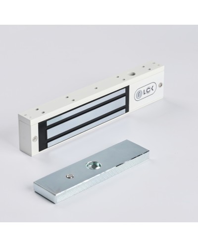 R-Lock RL-EM180-00W - Электромагнитный замкок, 180кг, DC12/24B, цвет белый, RAL9016(белый) в Ижевске Электромагнитные замки Pintop.ru