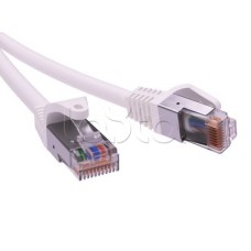 Патч-корд экранированный CAT5E F/UTP 4х2, LSZH, белый, 0.5м DKC RN5EFU4505WH