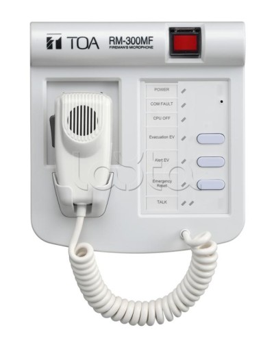 Панель микрофонная пожарная для серии VM-3000 в Ижевске Системы оповещения и трансляции TOA Pintop.ru