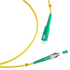 Шнур оптический simplex FC/APC-SC/APC 9/125 SM 1 м LSZH Cabeus FOP(s)-9-FC/APC-SC/APC-1M