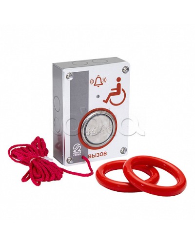 Кнопка ВЫЗОВ Омега Саунд AL-RB (исп.М4) в Ижевске Системы оповещения и управления эвакуацией Pintop.ru