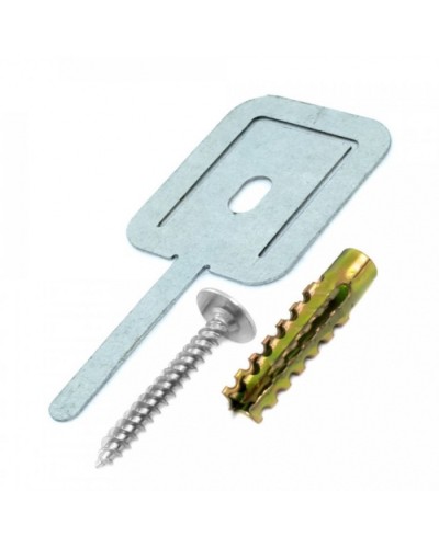 Комплекты для крепления ОКЛ с использованием самореза, дюбеля и хомута FR ПР-40 (100 шт) Промрукав PR08.5201 в Ижевске Огнестойкие кабельные линии Pintop.ru