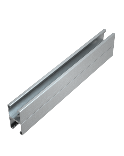 Страт-профиль двойной 41х41 L1700 мм s:1,5 HD85 КМ-профиль (2STP41-41-1700 HD85) в Ижевске Аксессуары для лотков Pintop.ru